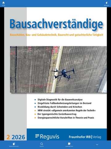 Bausachverständige iPad screenshot