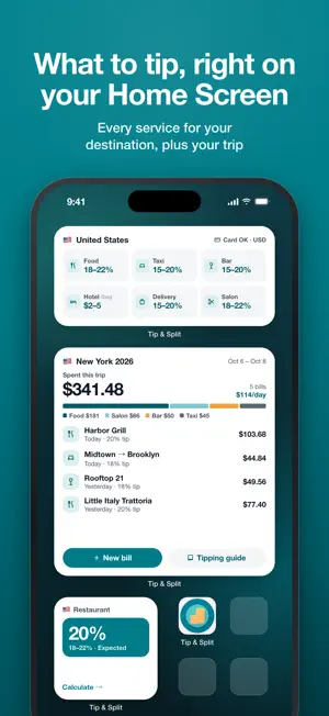 Tip & Split: Tip Calculator screenshot 2