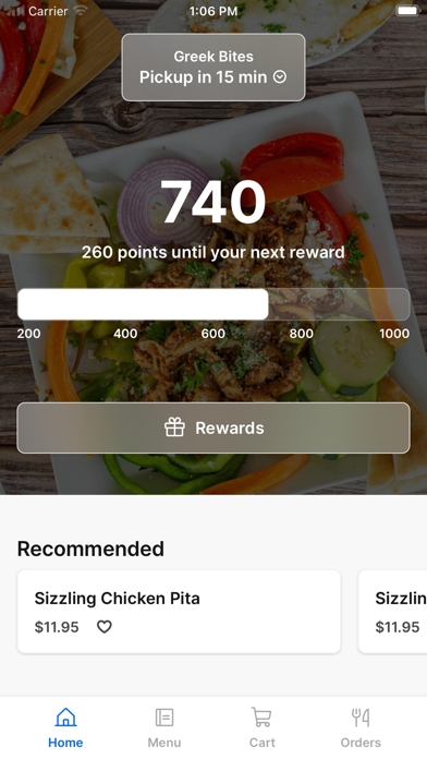 Greek Bites app screenshot