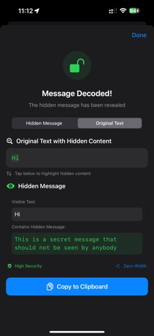StealthOp: Secure PGP Messages screenshot