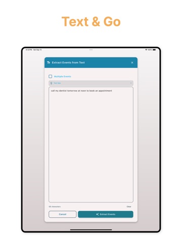 EasEvent: Calendar Assistant iPad screenshot