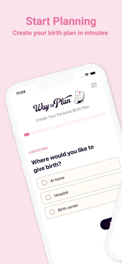 Simple Birth Plan screenshot 1