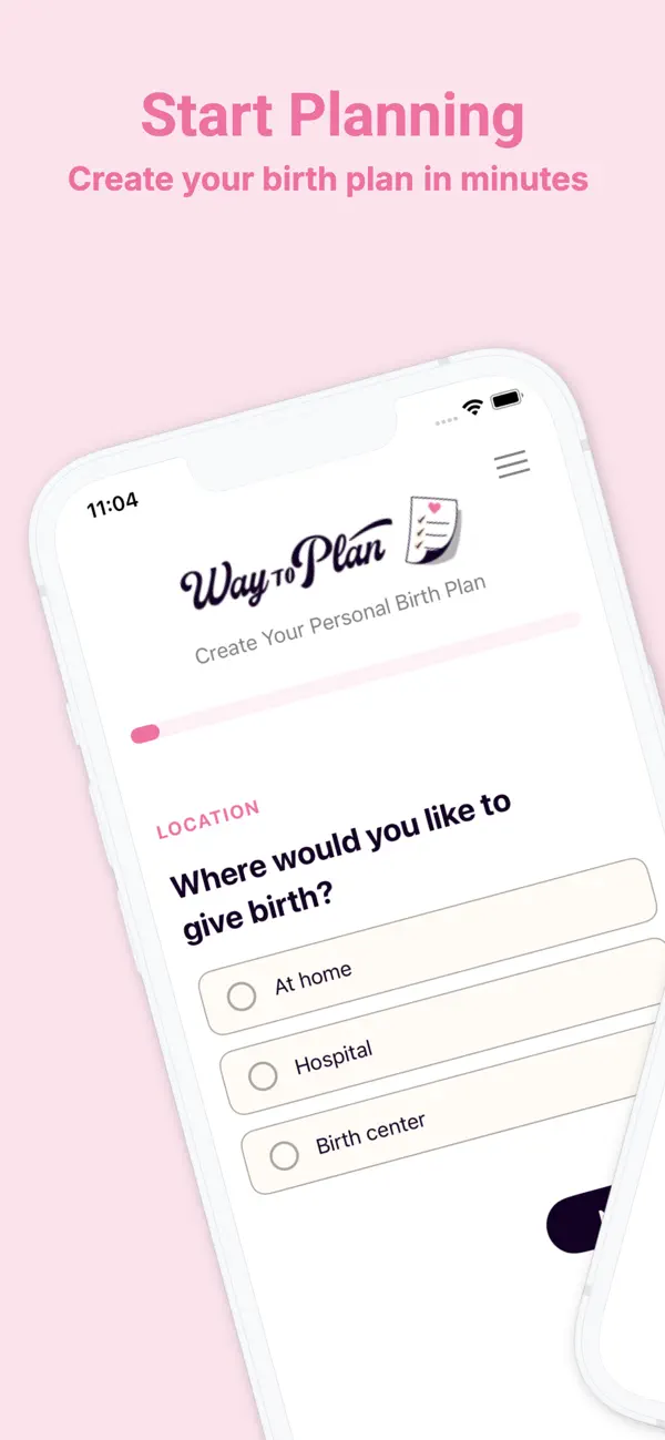 Birth Plan Pregnancy Checklist Screenshot 1