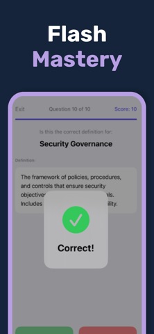 CISSP FlashCards Screenshot 7 of 8