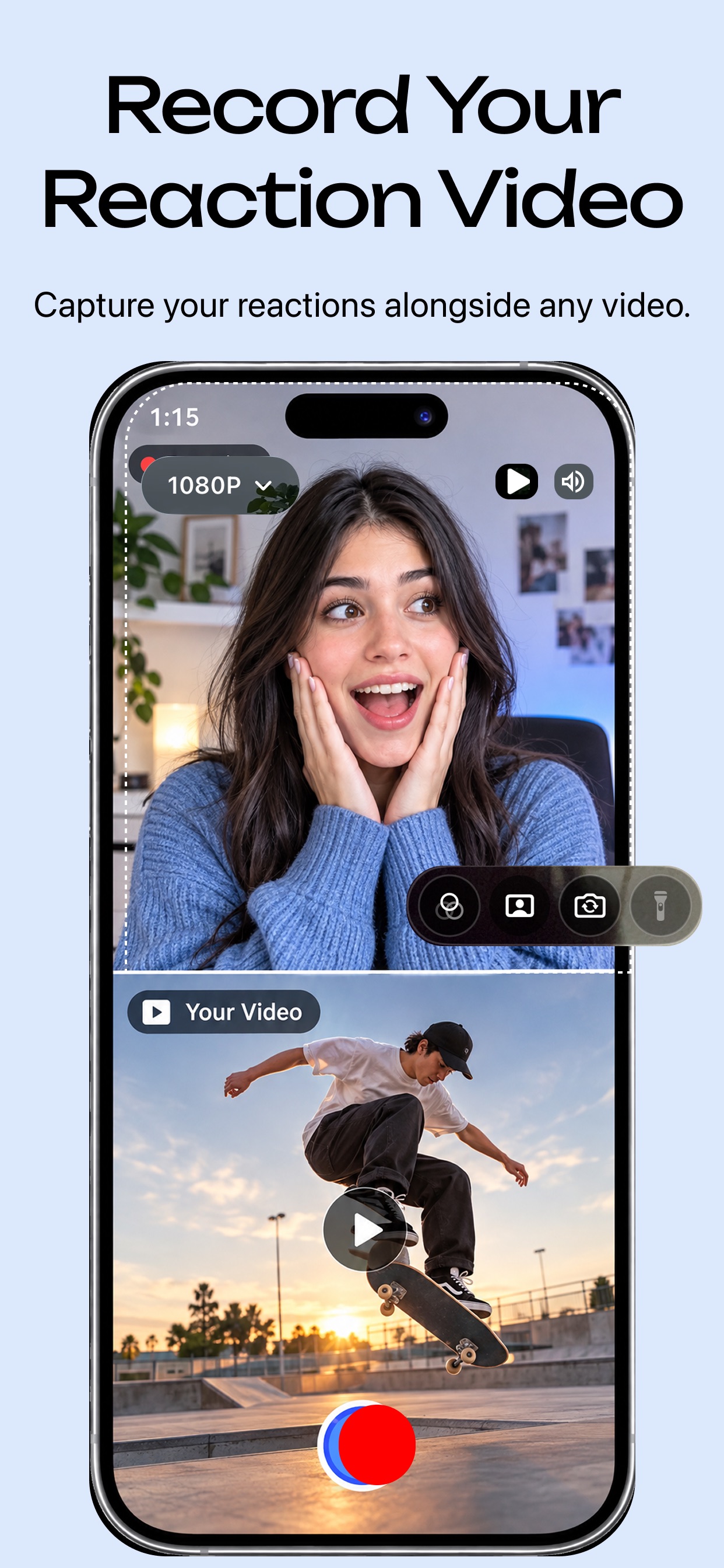 Screenshot 1 of Reactify: Reaction Video Maker