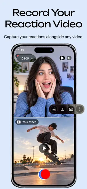 Reactify: Reaction Video Maker screenshot 1