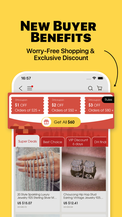 DHgate-Online Wholesale Stores screenshot