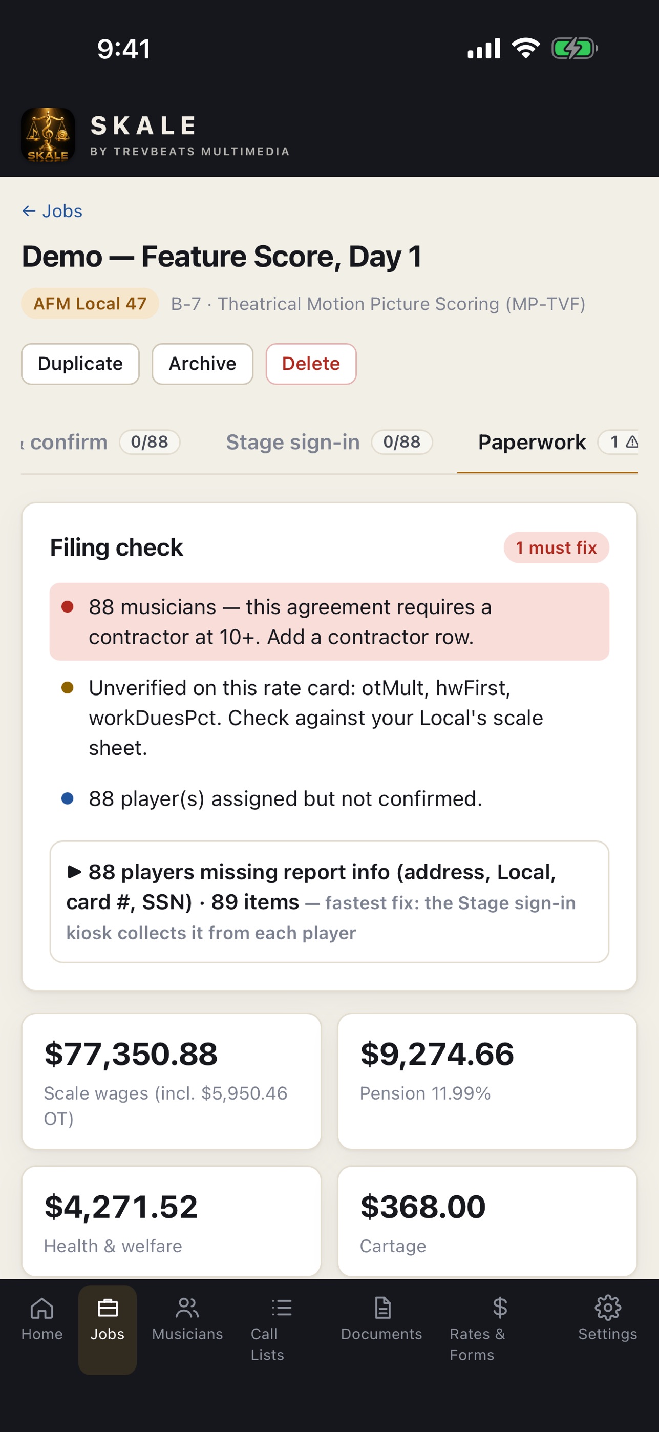Screenshot 5 of SKALE: Session Contractor
