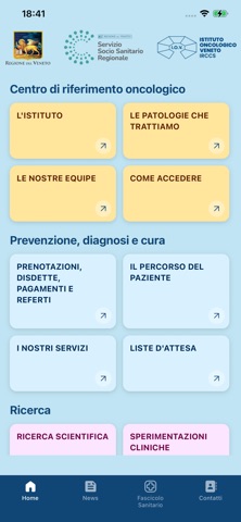 IOV Istituto Oncologico Veneto screenshot