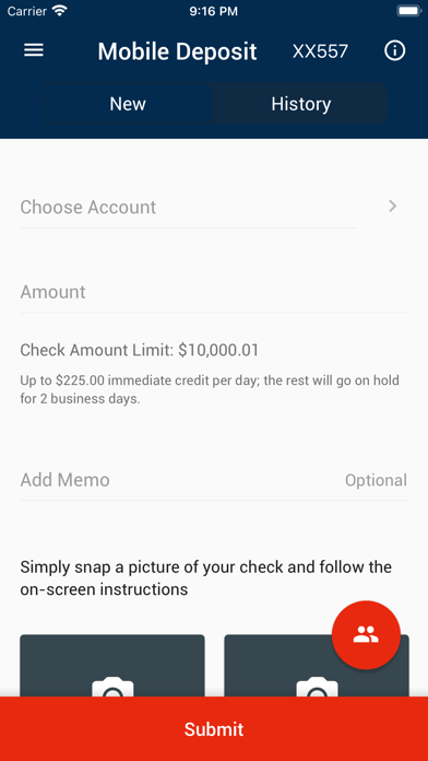 Sno Falls Credit Union Screenshot