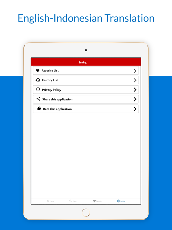 English-Indonesian Translation iPad screenshot 4 - Education app