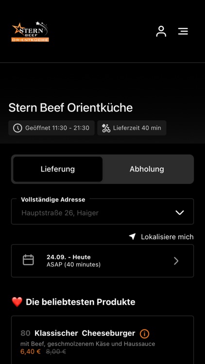 Stern Beef Orientküche