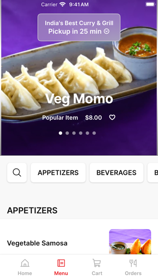 India's Best Curry & Grill iPhone screenshot 2 - Food & Drink app