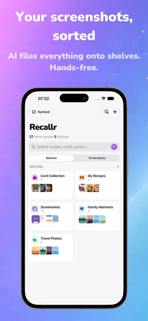 Recallr: Save & Organize screenshot 1