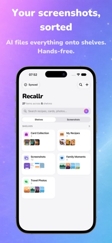 Recallr: Save & Organize Screenshot 1 of 10