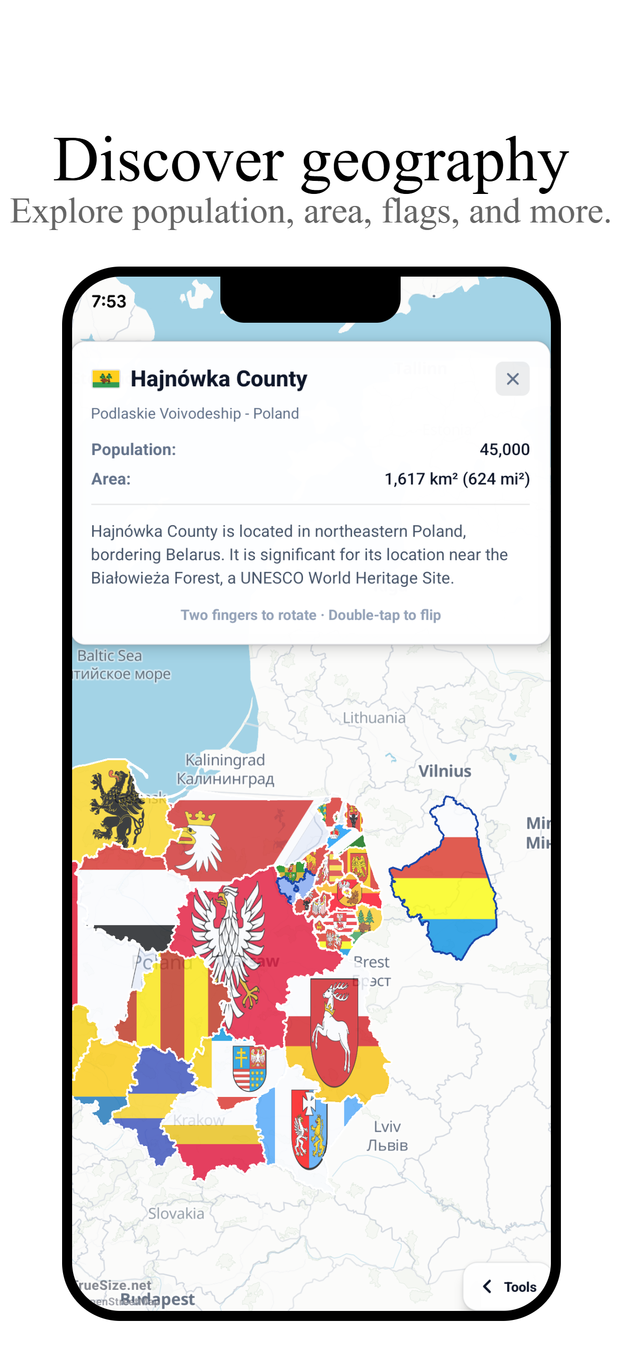 TrueSize: Compare Countries screenshot 4