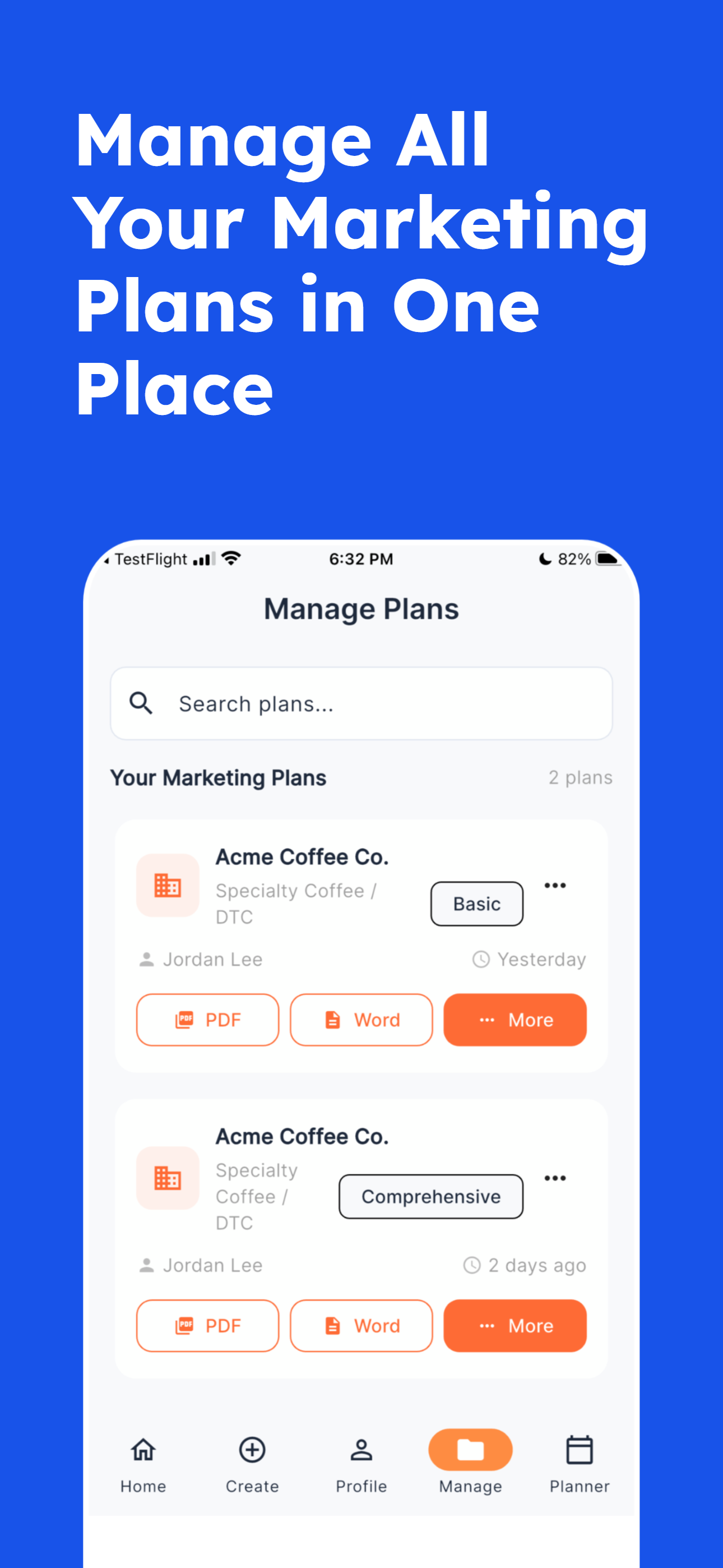 Marketing Plan AI screenshot 3