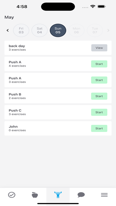 All-out Fitness Screenshot