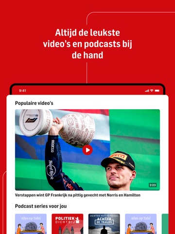 De Stentor Nieuws iPad screenshot