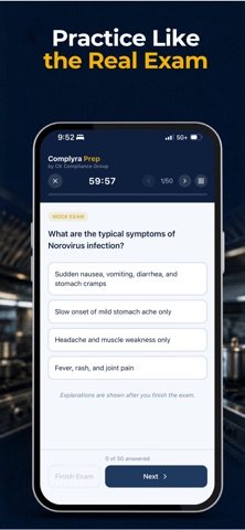 Complyra Prep iPhone screenshot