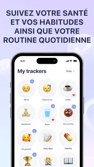 Capture d'écran de About Me ∼habits Of Health App sur iPhone 1