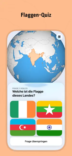 geotrainer: Geografie-Quiz iPhone screenshot 3