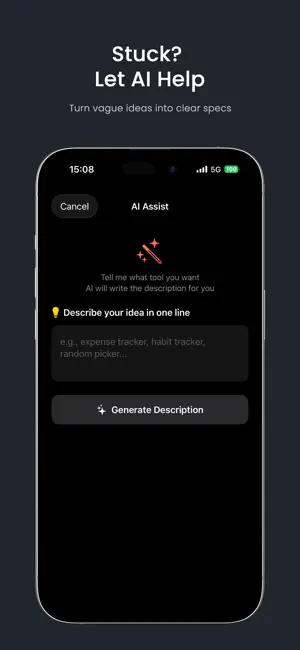 Pockecraft - AI Tool Maker screenshot 3
