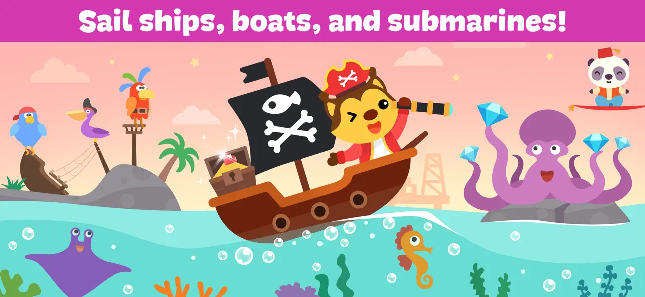 #2. Boat Games for Kids and Babies (iOS) Tekijänä: Amaya Soft MChJ