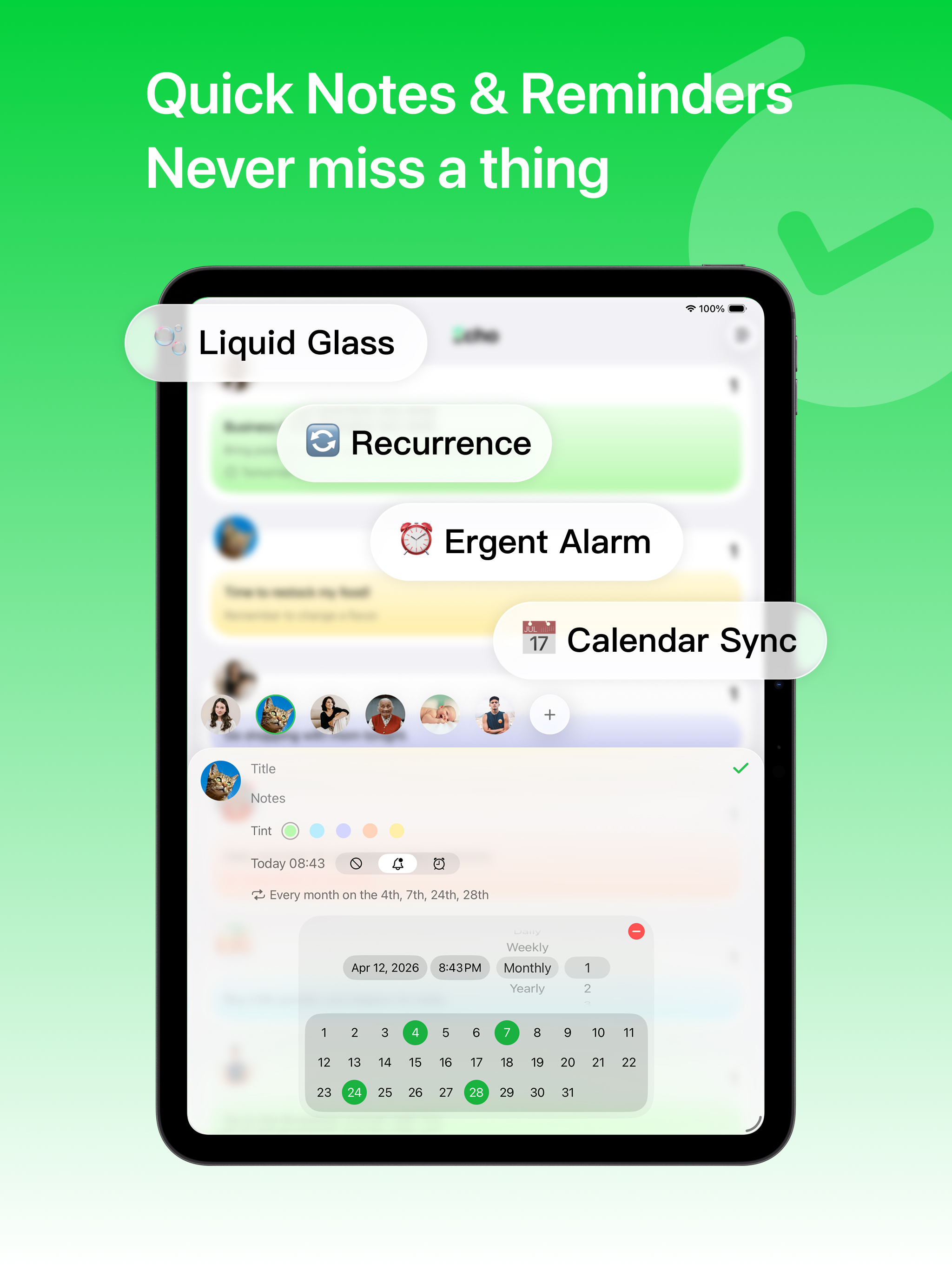 Echo: Visual Task with Avatar
