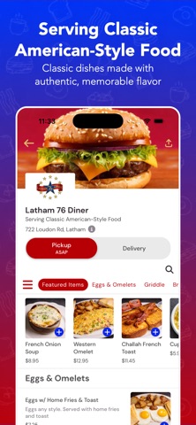 Latham 76 Diner iPhone screenshot