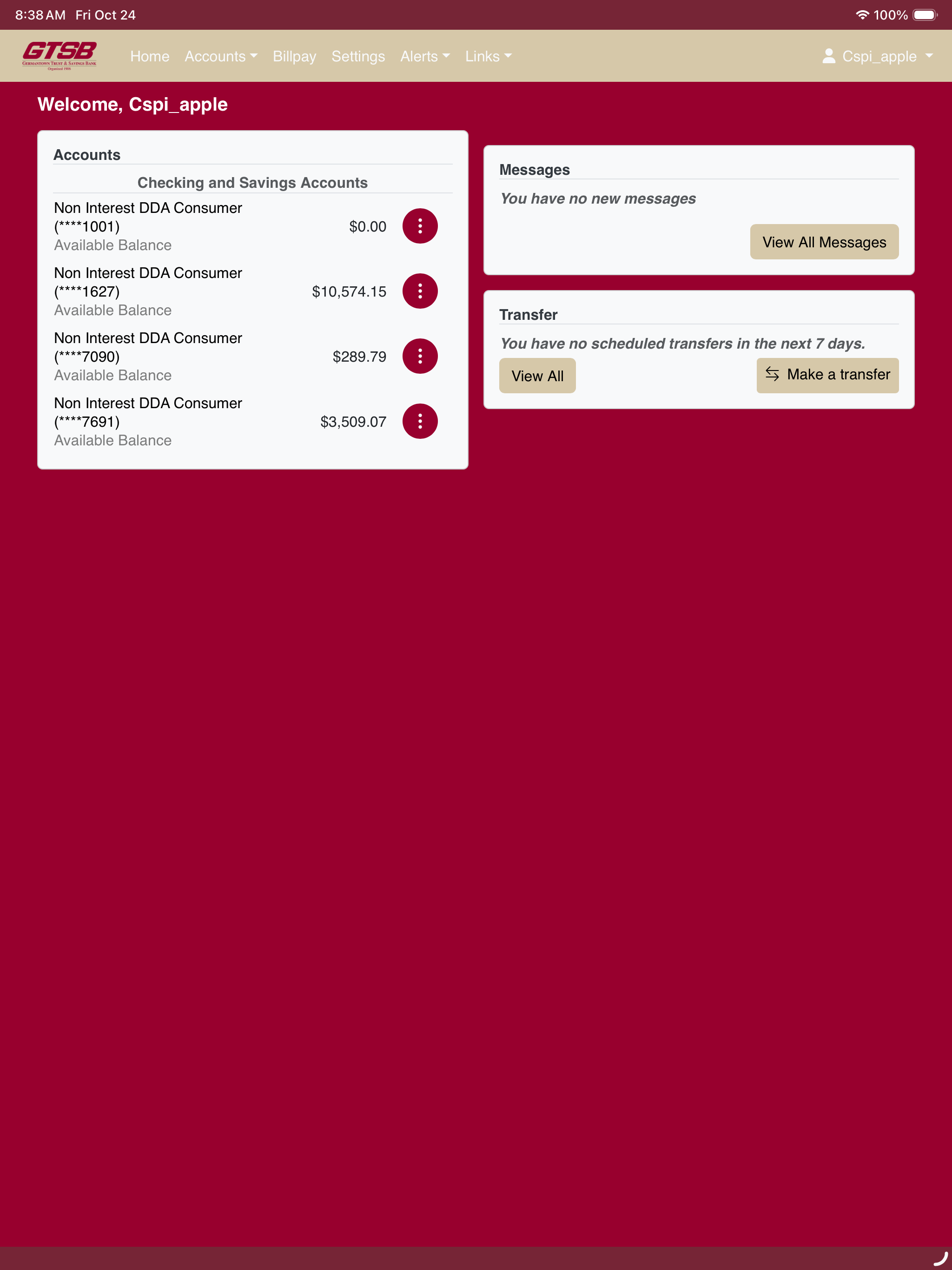 GTSB Mobile Banking screenshot 8