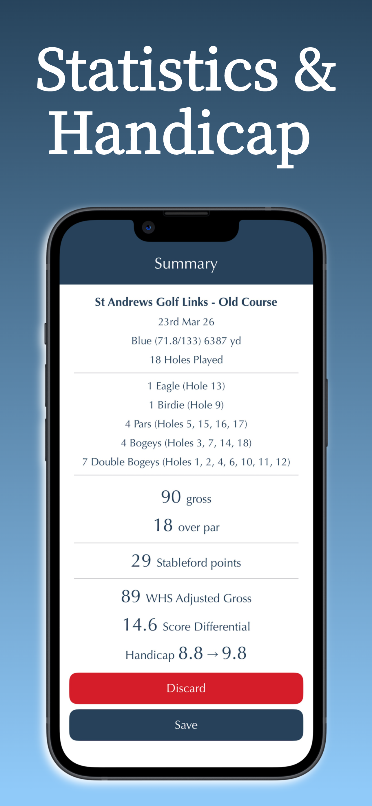 Shark Club Golf GPS & Handicap screenshot 9