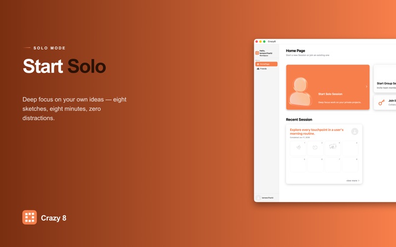 Crazy 8: Design Sprint screenshot
