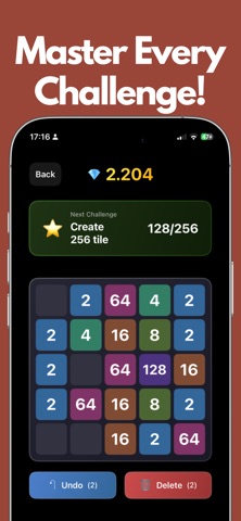 Challenge 2048 screenshot