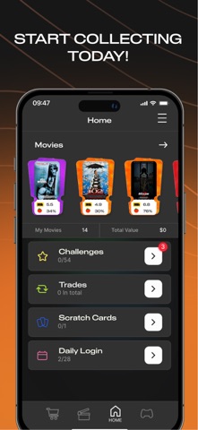 FilmedUp: Movie Collector Game iPhone screenshot