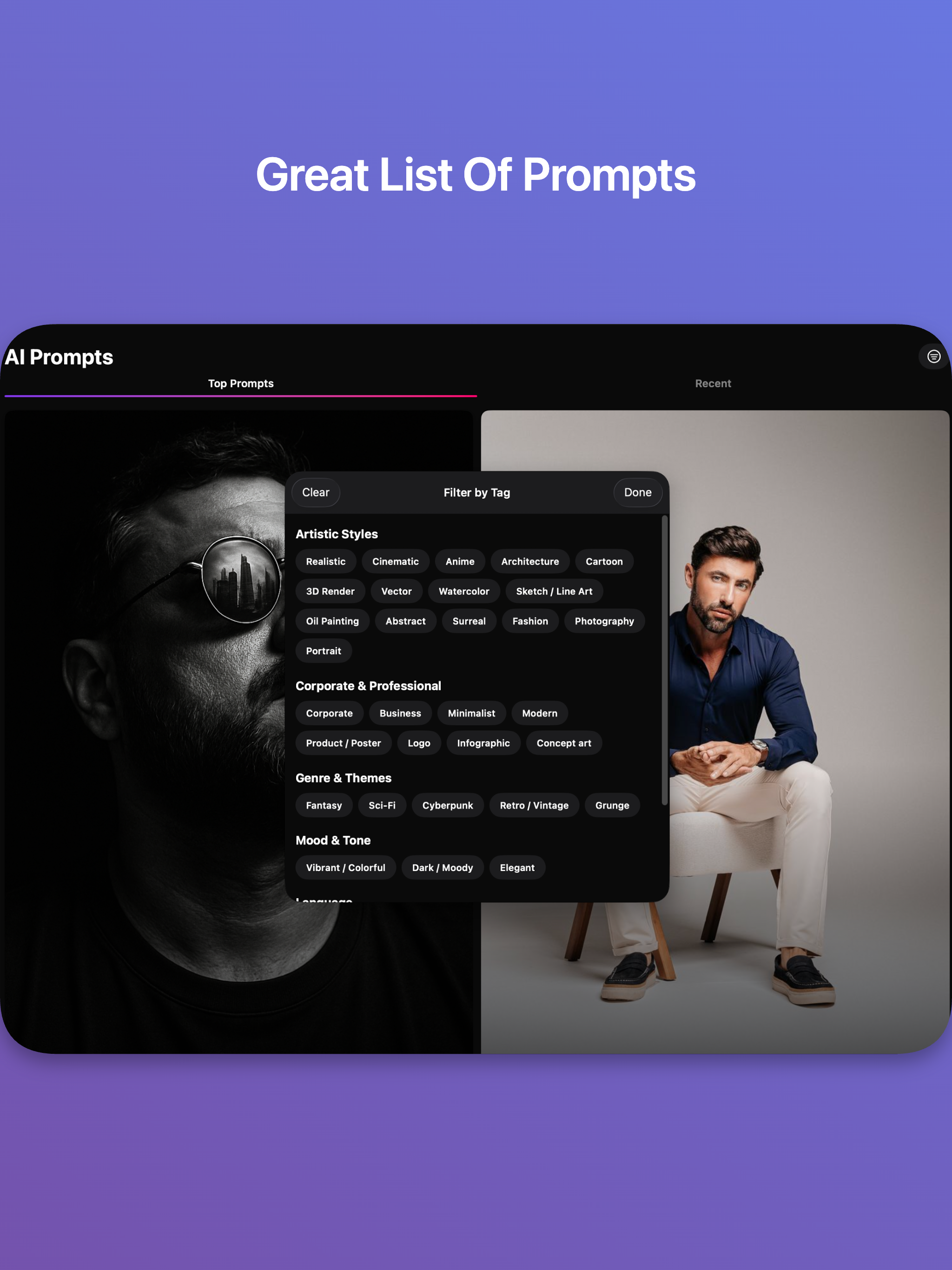 AI Image Prompts Gallery