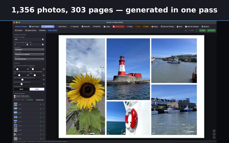 Mosaic Collage Maker screenshot