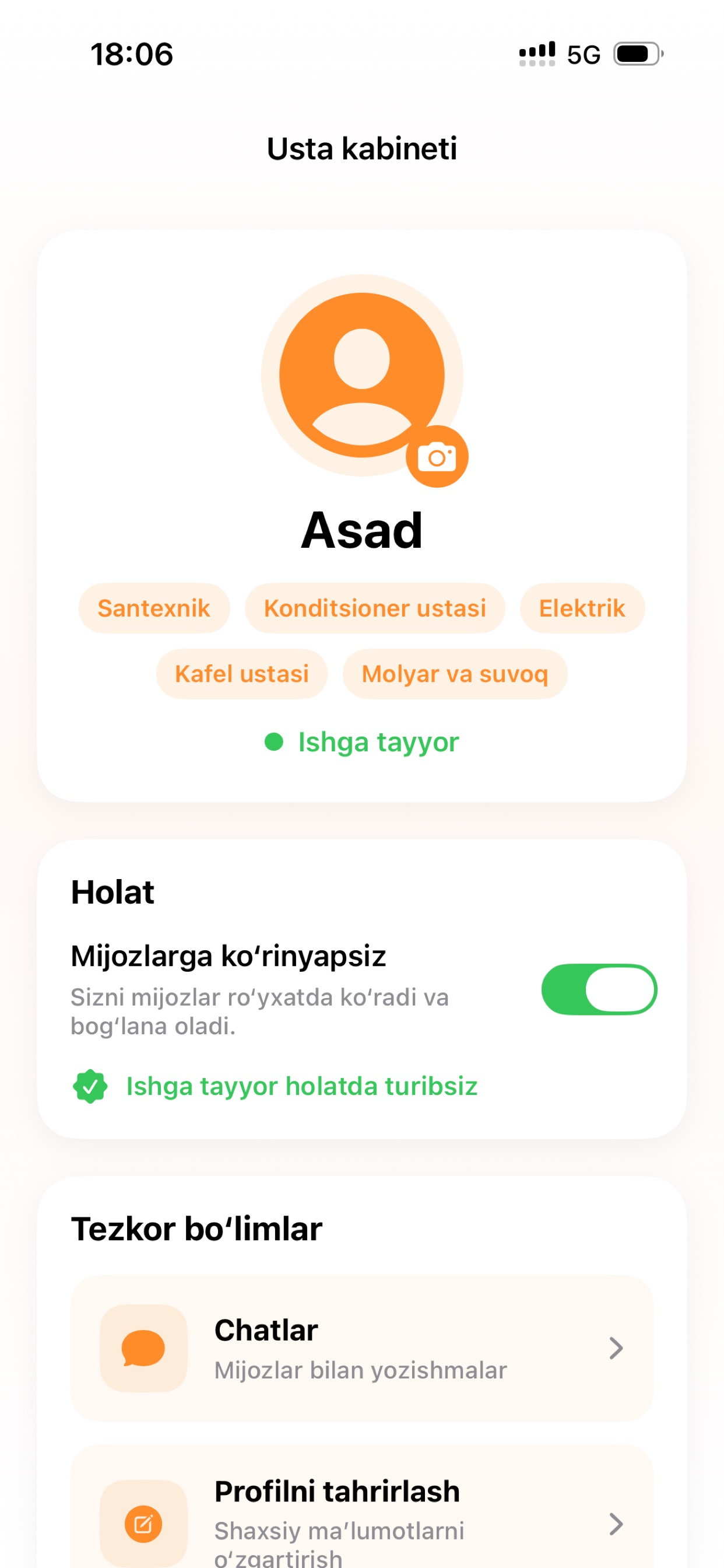Screenshot 5 of Usta App