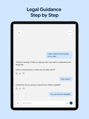 Lisa Law iPad screenshot