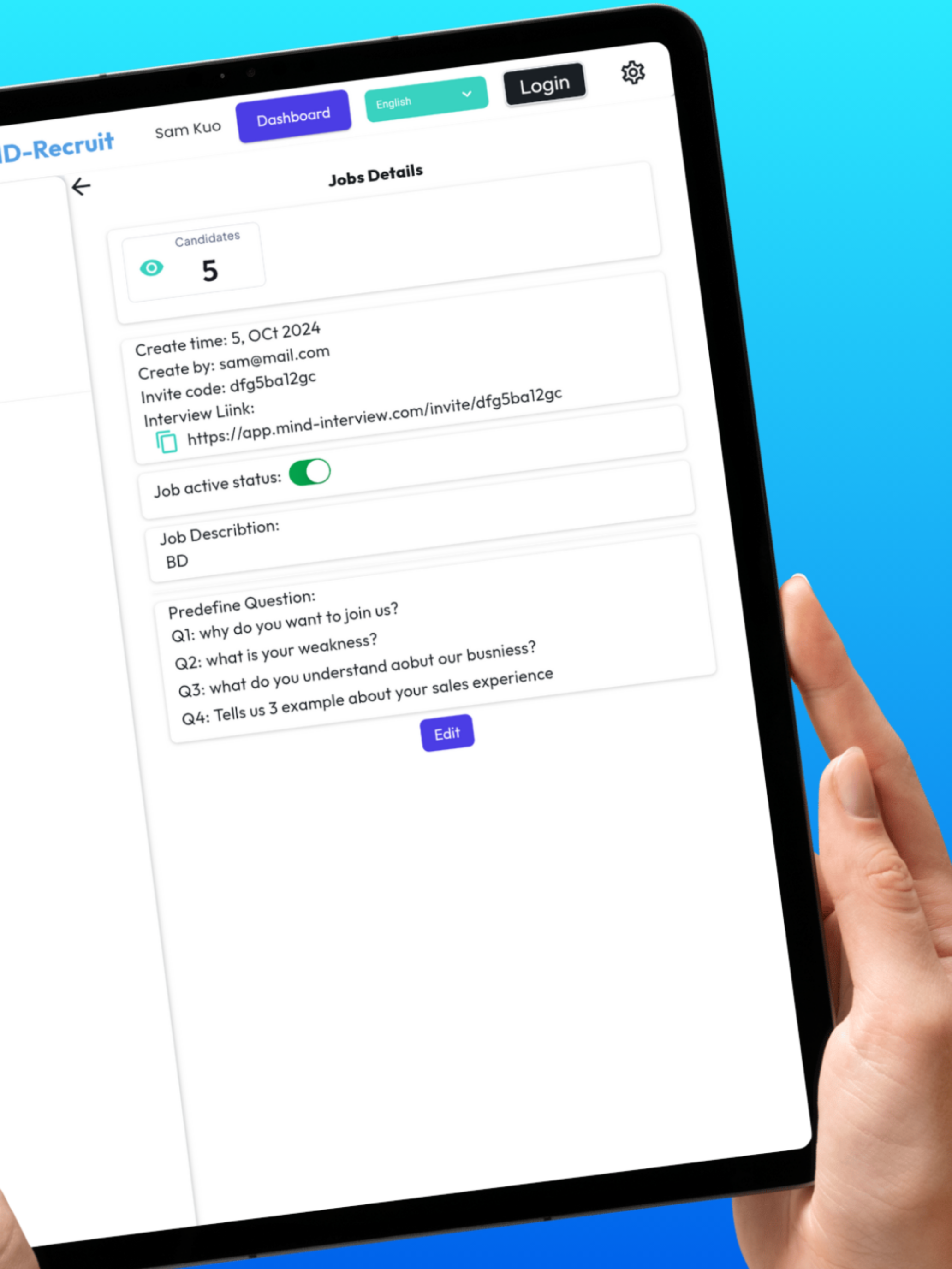 MIND-Recruit: AI Recruiter
