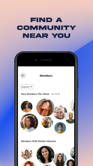 Women’s March Community iPhone screenshot 1 - Social Networking app