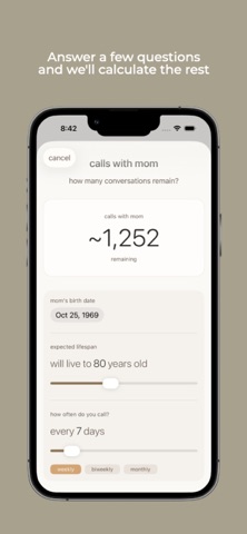 last times: life moments clock screenshot