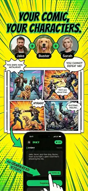 INKY: AI Manga, Comic & Anime screenshot 3