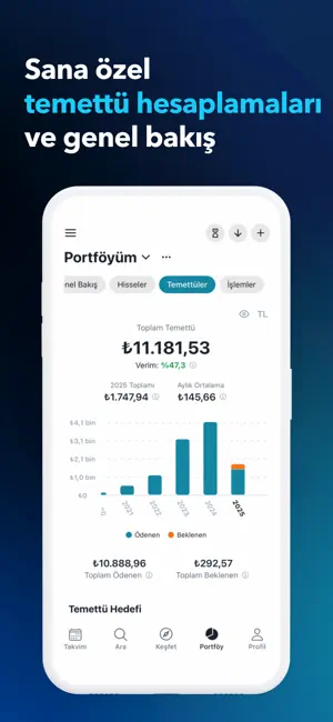 Temettü: Hisse Portföy Takvim screenshot 3