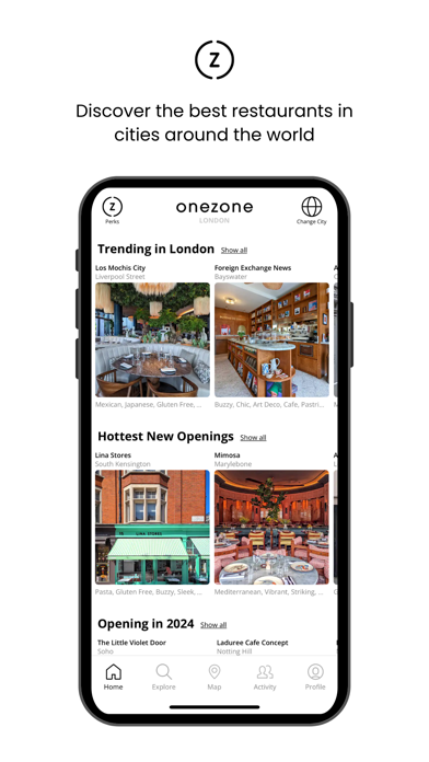 onezone - Curated Discovery Screenshot