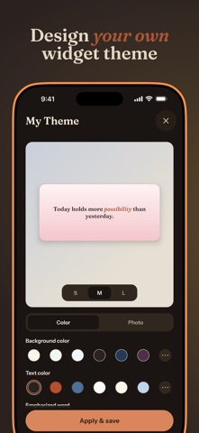 Daily Affirmations: Widget Screenshot 6 of 8