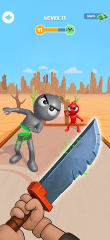 Crazy Sword Runner: Slash Rush iPhone screenshot