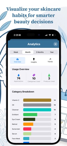 SkinLog: Easy Skincare Tracker Screenshot 7 of 8