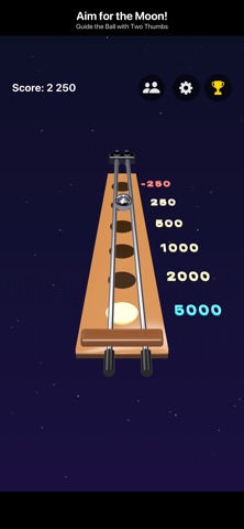 Shoot The Moon! - Retro Arcade iPhone screenshot