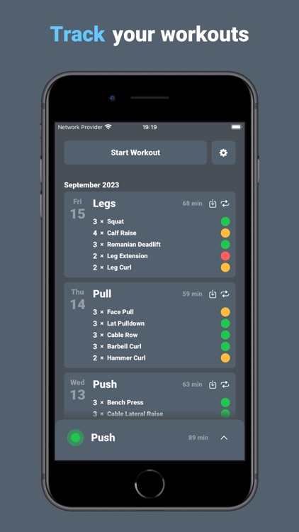 Pump - Workout Tracker
